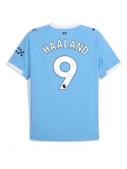 Billige Manchester City Erling Haaland #9 Hjemmedrakt 2025-26 Kortermet